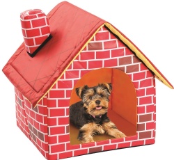 Portable Brick Pet Dog House Warm And Cozy Cat Bed