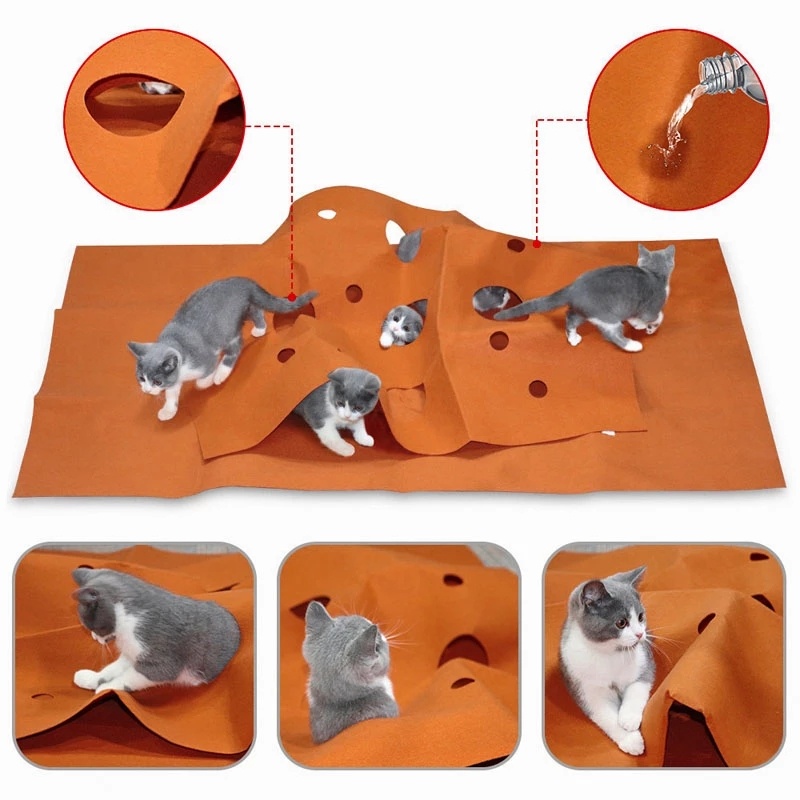 DIY Cat Activity Play Mat 